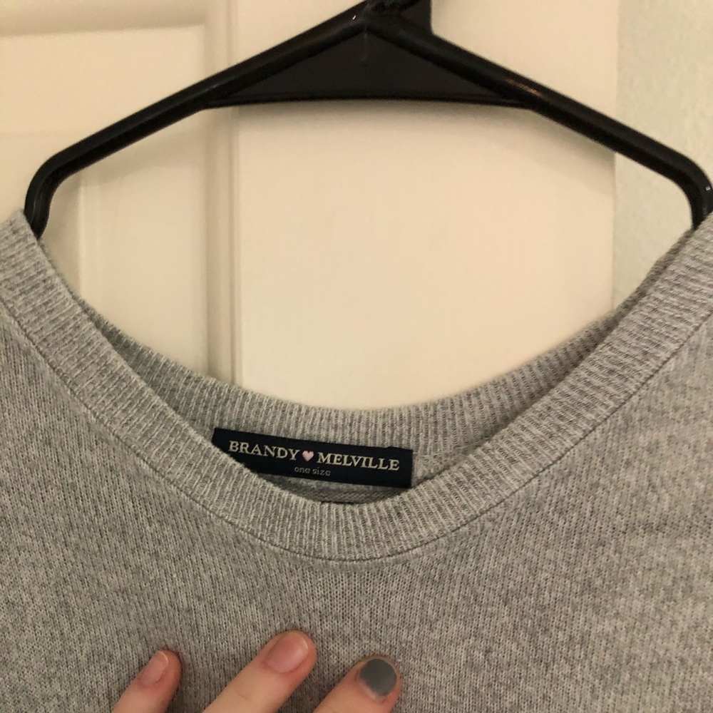 Grey Brandy Melville Sweater!